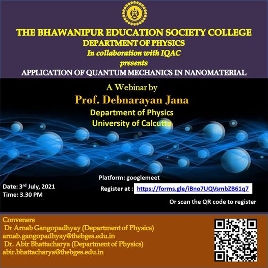 Application of Quantum Mechanics in Nanomaterial