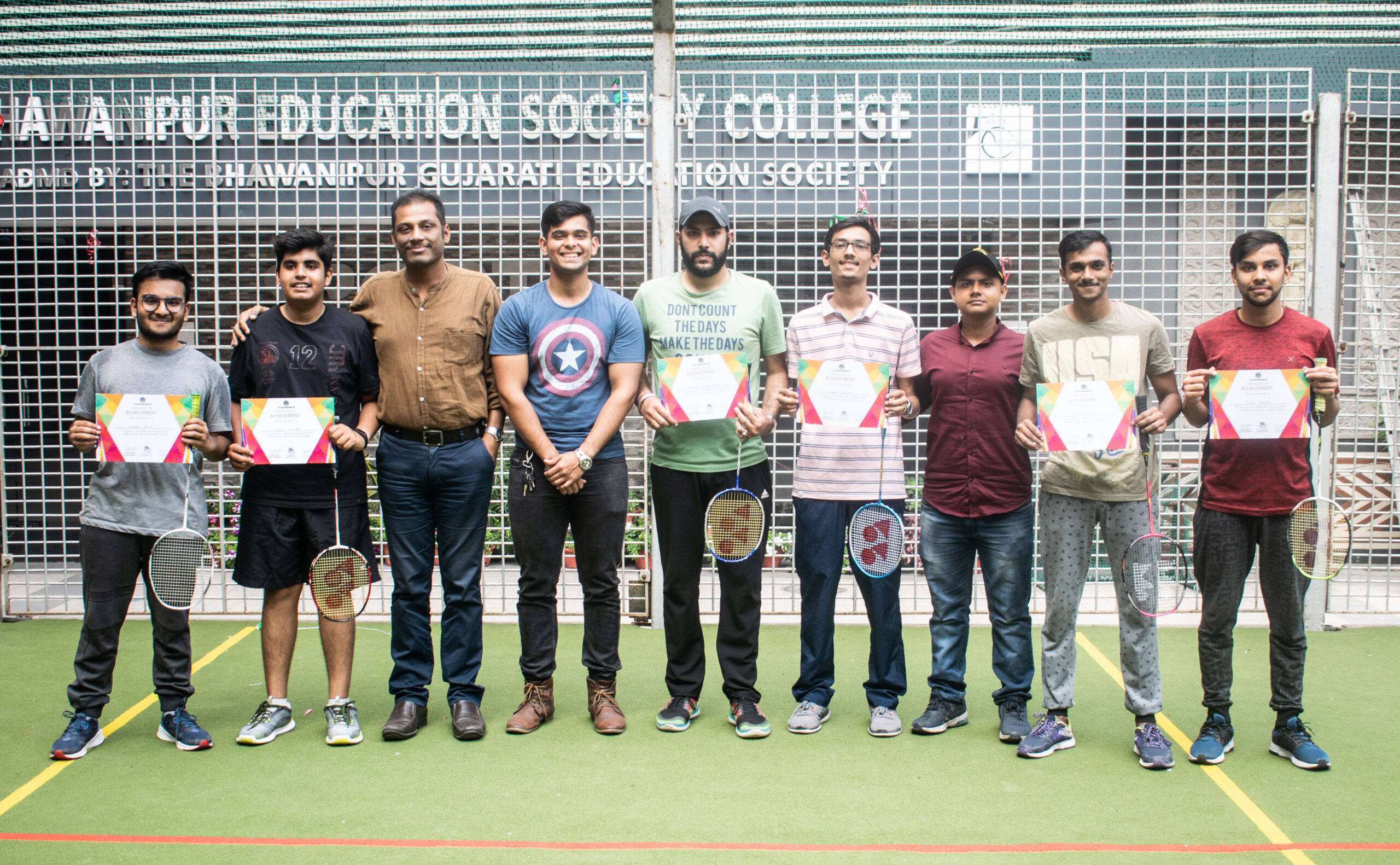 Badminton Tournament by BBA Department