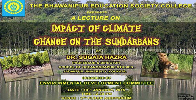 Lecture on “Impact of Climate Change on the Sundarbans”