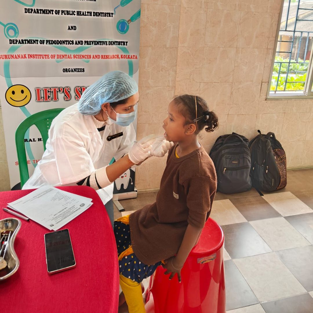 Let’s Smile: Outreach Activity Organised by BESC NSS Unit in collaboration with GNIDSR, Kolkata