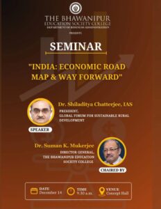 Report on Seminar India - Economic Roadmap and Way Forward