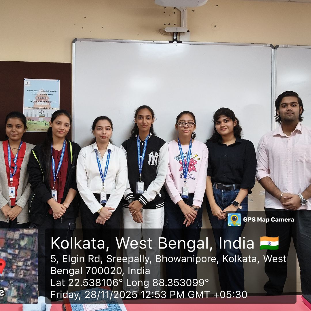 Semester I student’s Seminar on ‘New Criminal Laws in India, 2023’